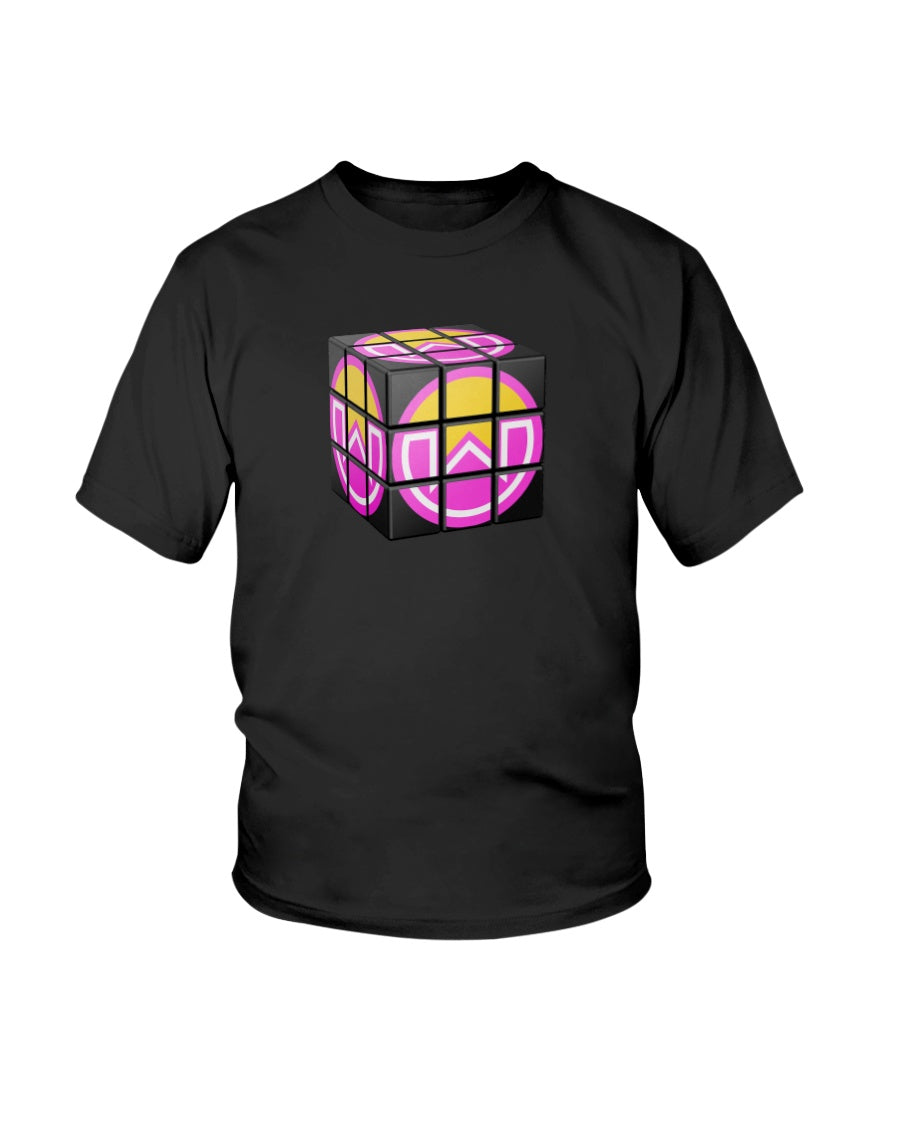 Wownero Rubik's Cube Boys Cotton Crew Tee Shirt