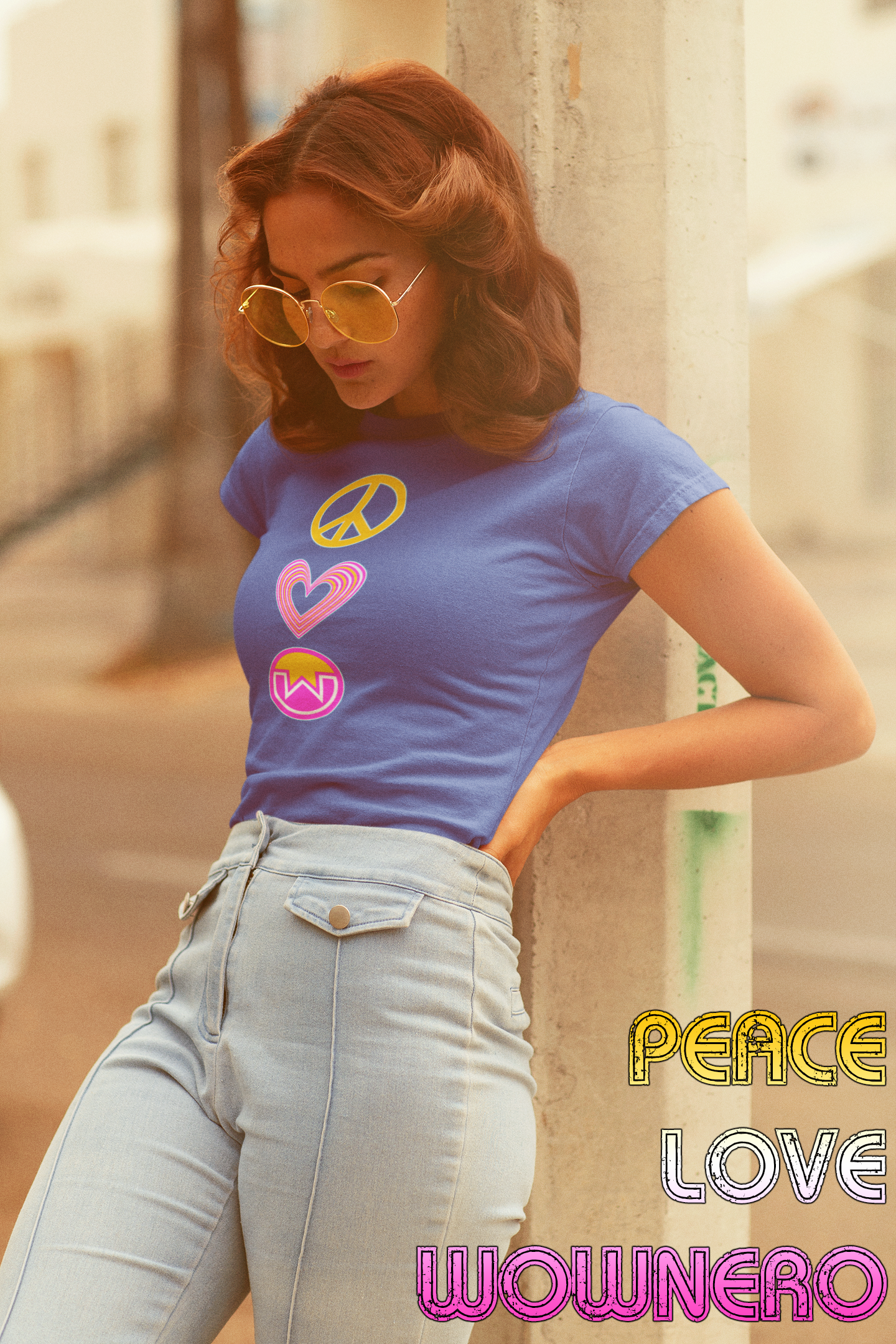 Peace Love Wownero Softstyle T-Shirt