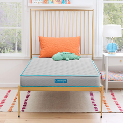 Linenspa 6 Inch Bonnell Spring with Foam Layer Mattress for Kids