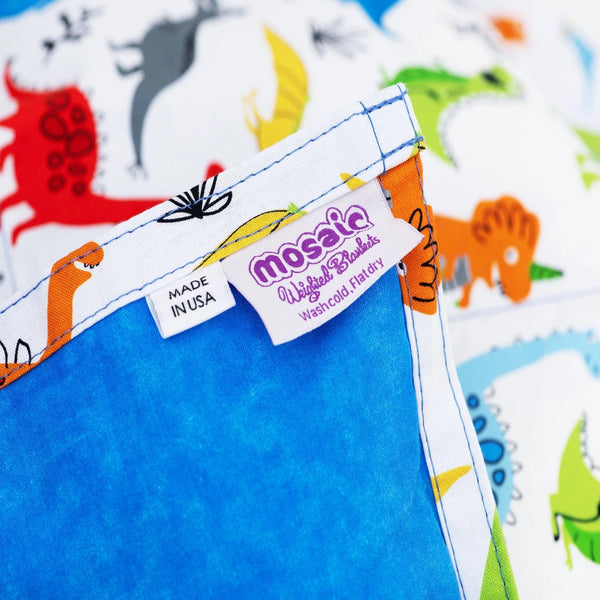 Dinosaur Weighted Blanket - Made in US | Mosaic Weighted Blankets