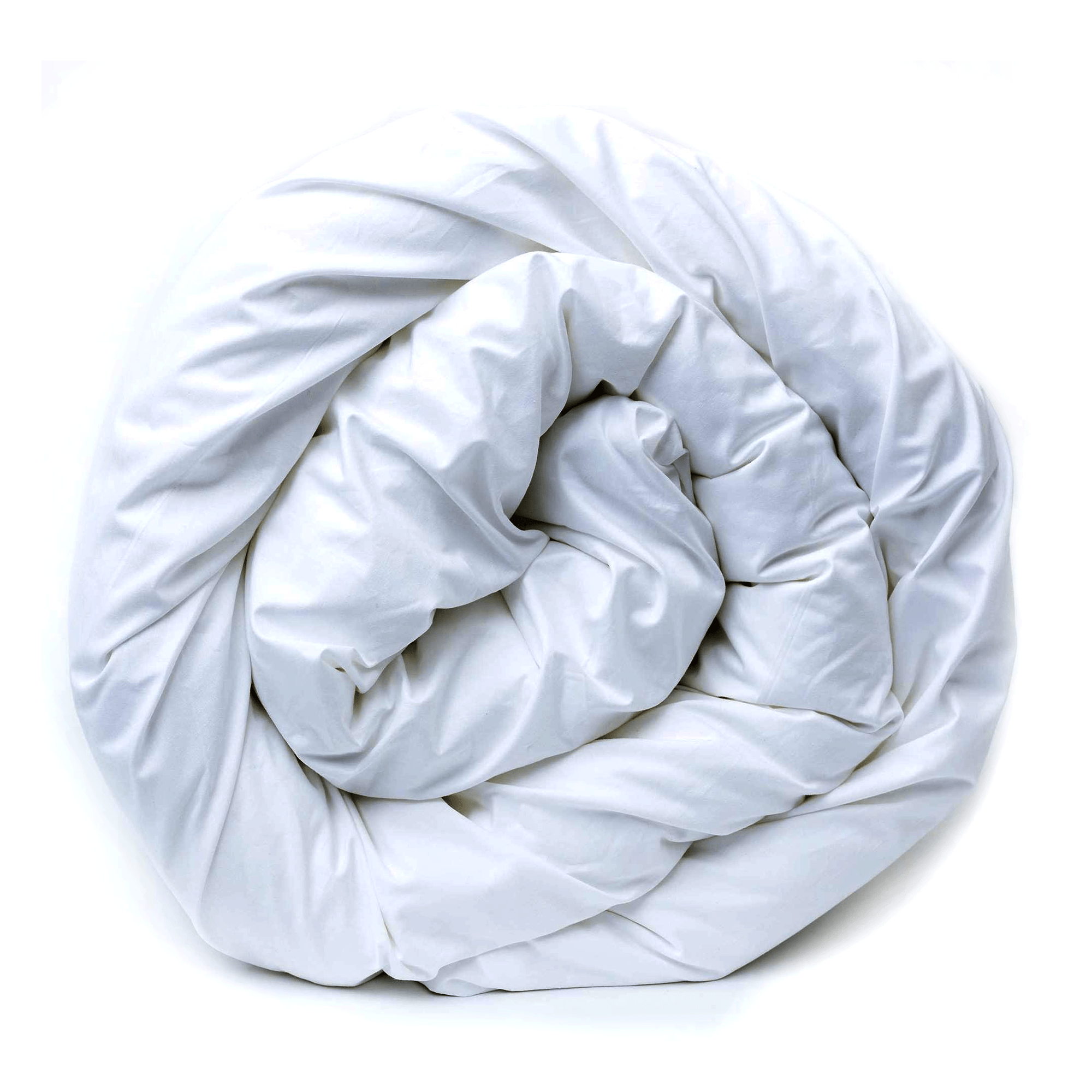 Image of White Organic Cotton Weighted Comforter