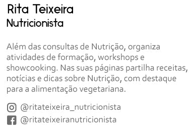 Rita Teixeira – Nutritionist