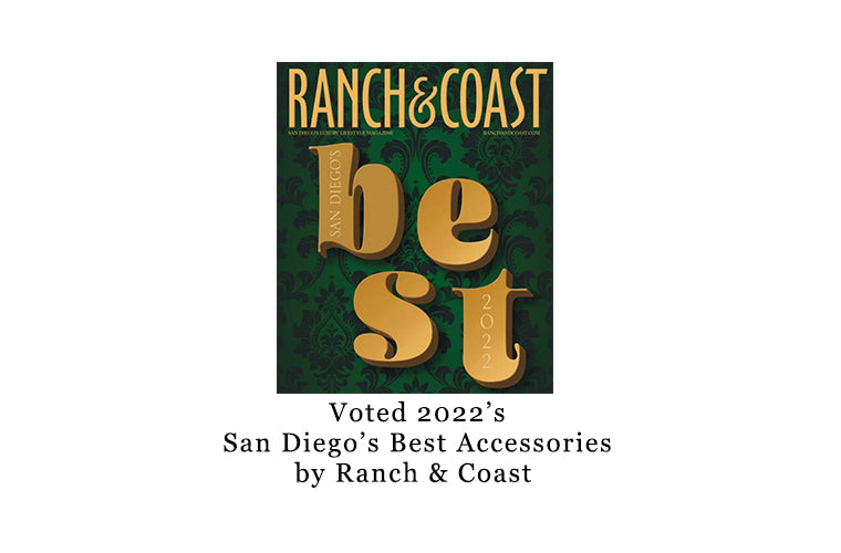 Alexander Daas Voted 2022 San Diego's Best Accessories by Ranch & Coast