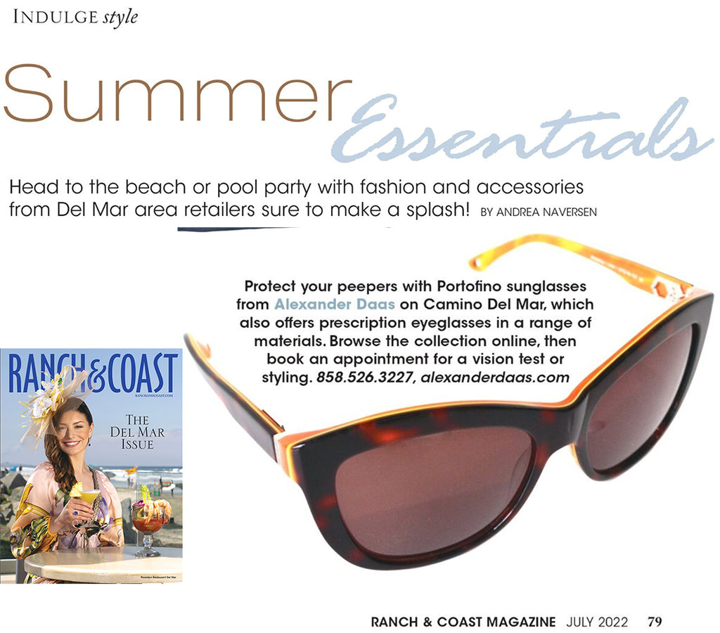 Alexander Daas featured in Ranch & Coast Summer Essentials Close-Up