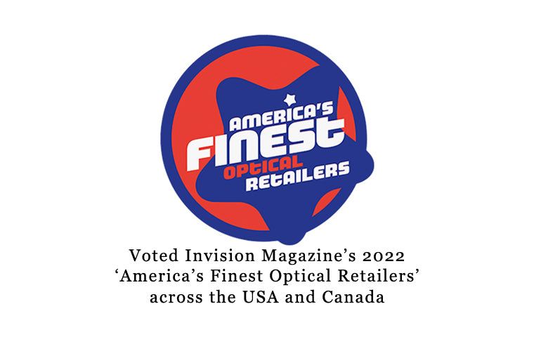 Voted Invision Magazines 2022 America's Finest Optical Retailers