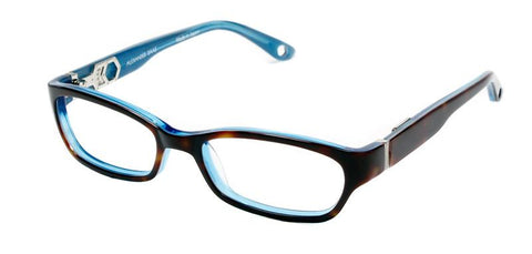 Alexander Daas - Compassion Eyeglasses - Dark Tortoise & Bright Blue - Side View