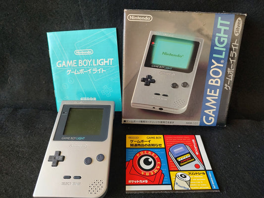 Nintendo Game boy Light Gold color console MGB-101,Manual, Boxed 