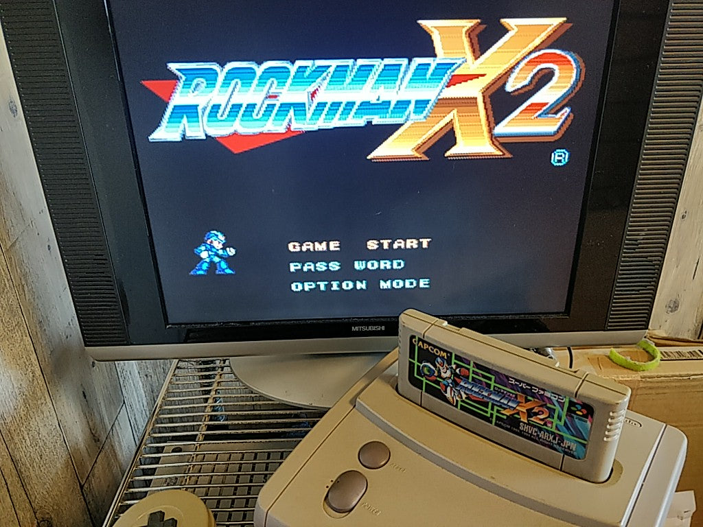 Rockman X2 Megaman Nintendo Super Famicom Sfc Cartridge Only E0701 Hakushin Retro Game Shop