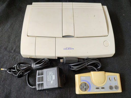 NEC PC Engine DUO-R Console(TurboDUO PI-TG10),Pad,PSU,AV Cable 