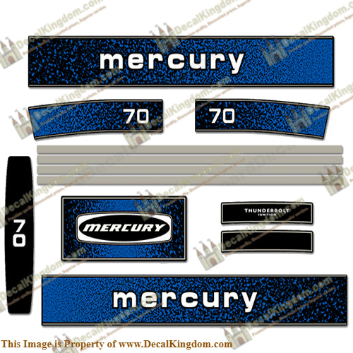 Mercury 1979 Outboard Aufkleber Kit (mehrere Größen verfügbar) 3M Marine Grade - Bild 8 von 15