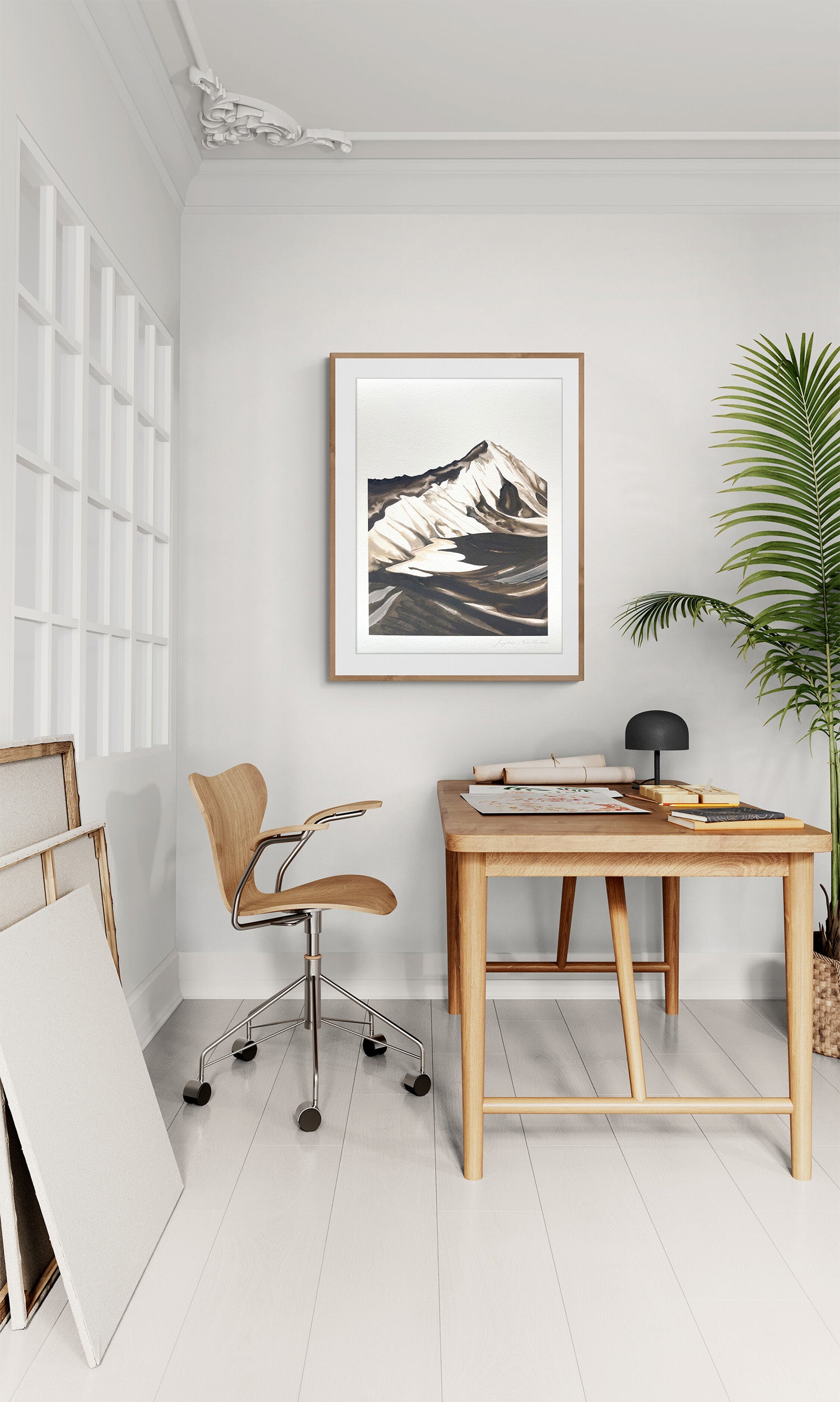 There is always hope art print displayed in a creative office