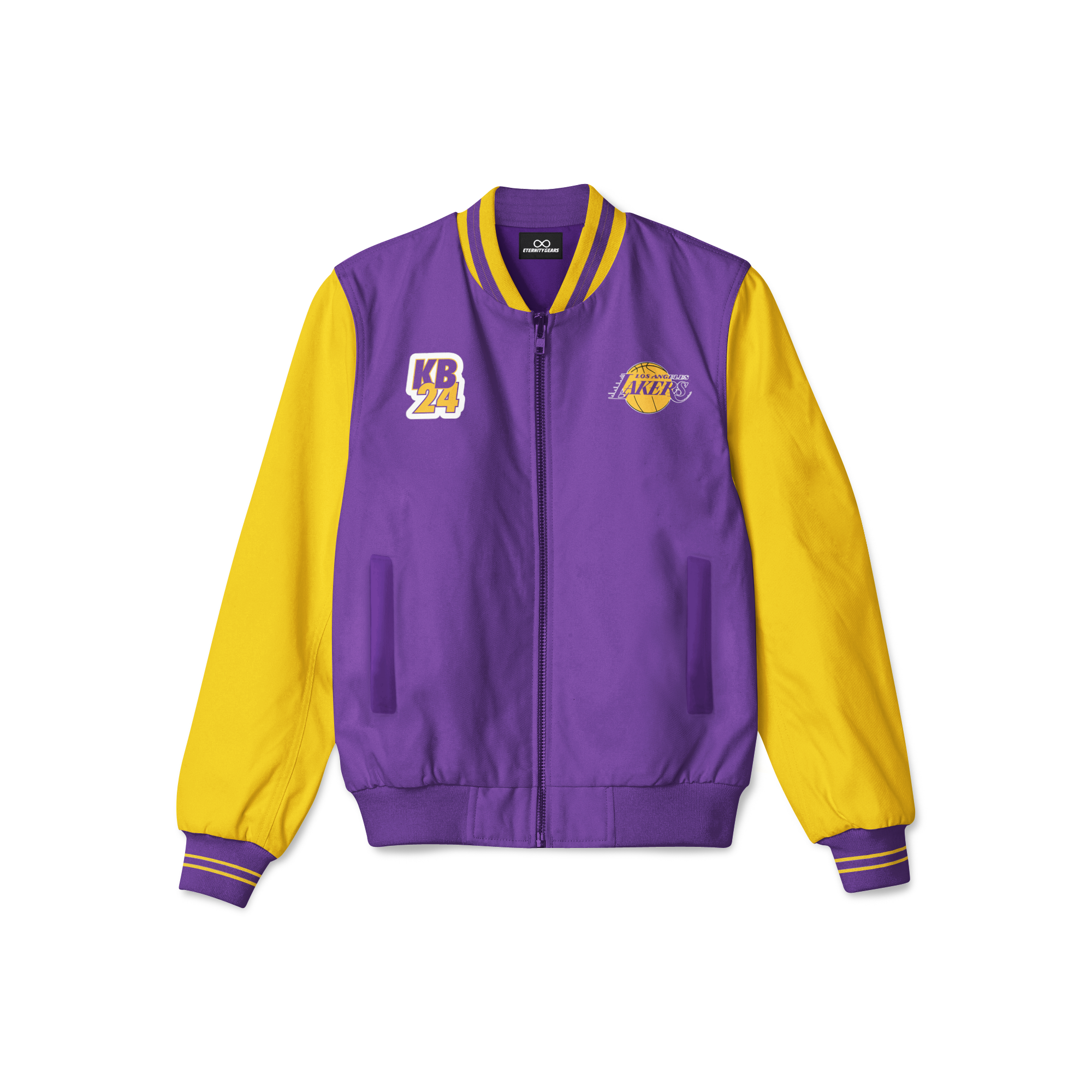 lakers varsity jacket mens