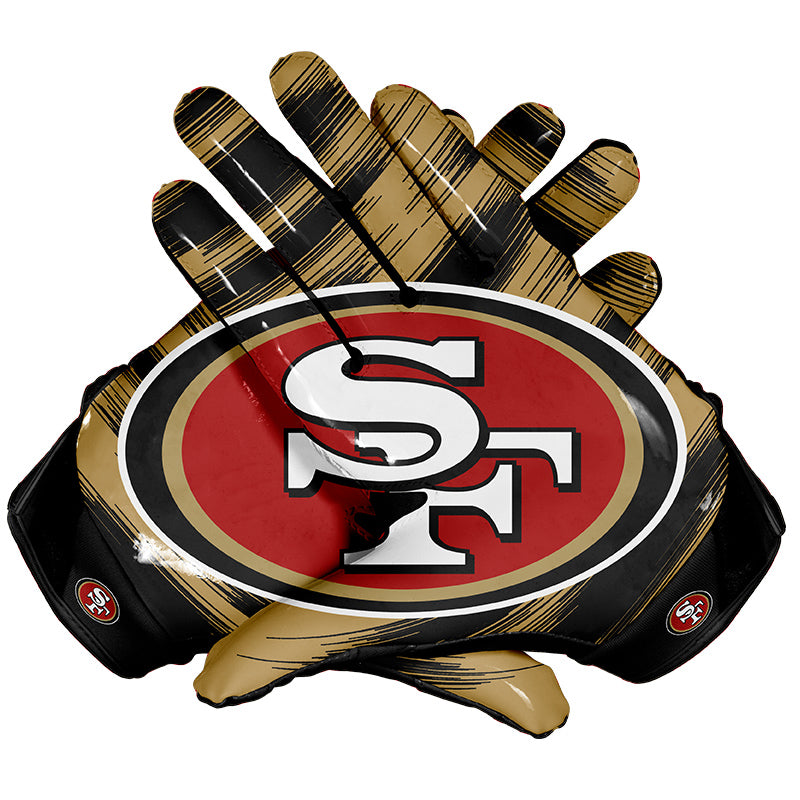 49ers nike gloves