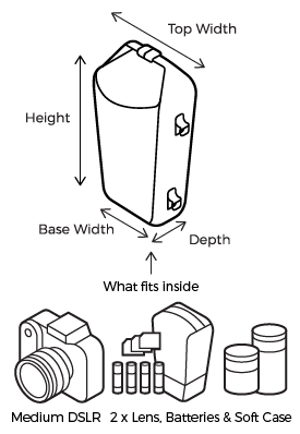 Waterproof SLR Camera Bag Size Guide