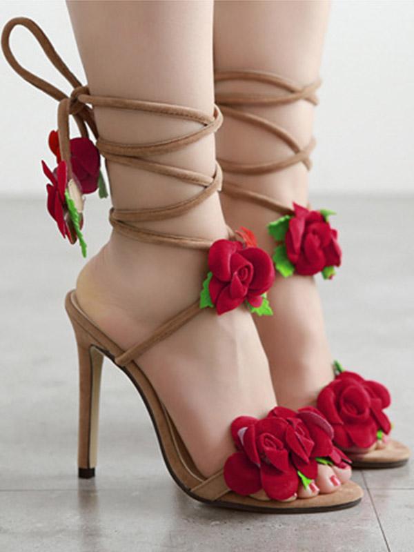 flower heels