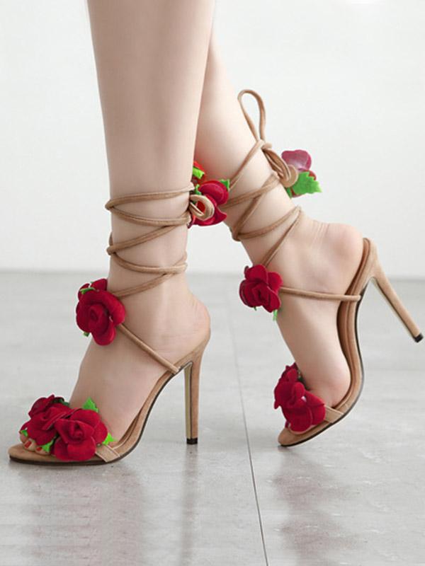 red rose heels