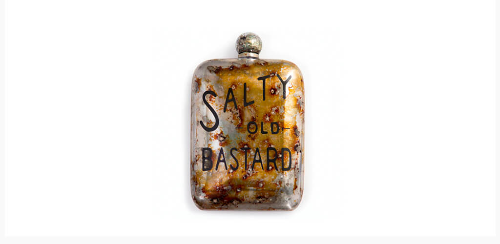 Flask - The Sneerwell Flask Company - The Salty Old Bastard Noble Flask