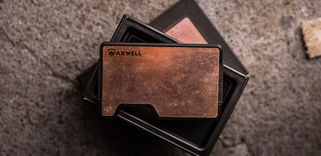 Copper Axwell Rigid Wallet