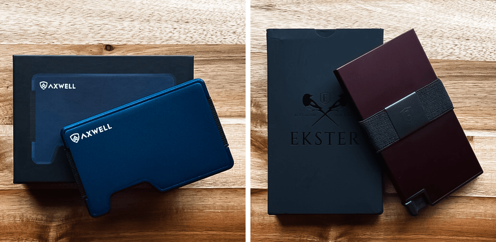 Axwell vs Ekster - Minimalist Wallet Comparison