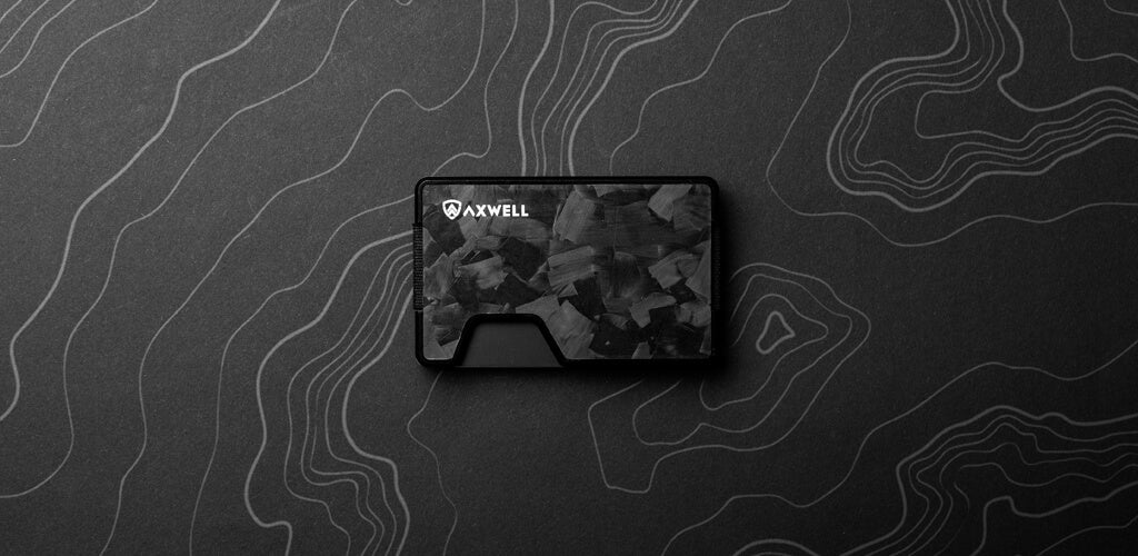 Axwell Wallet- Forged Carbon Fiber