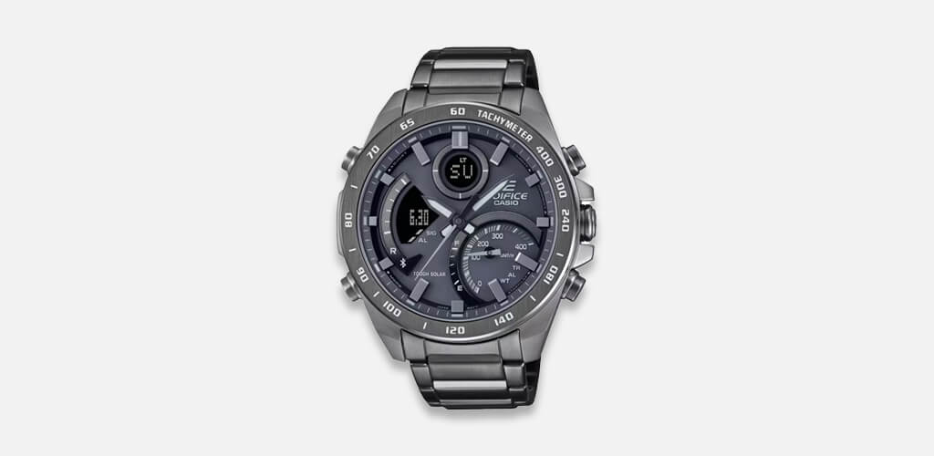 Casio Men's ECB-900 Series Tough Solar Watch