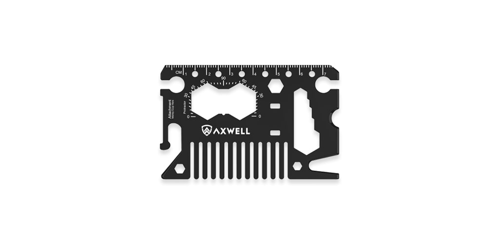 Axwell Mission Multi-Tool Wallet Card