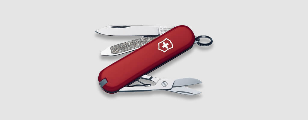 Victorinox Swiss Army Knife Classic - Red - Complete Outdoors NZ