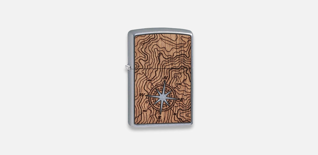 Zippo x Woodchuck Compass Lighter