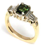 Green Tourmaline Ring