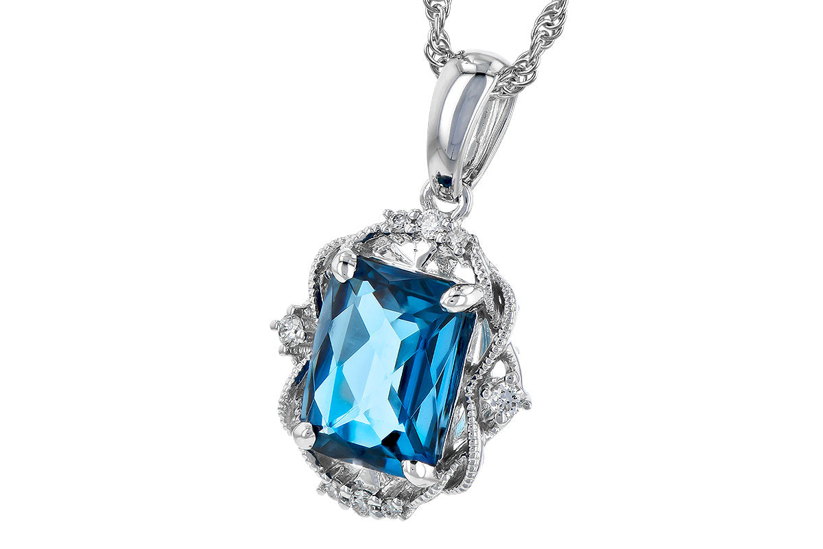 London Blue Topaz Necklace