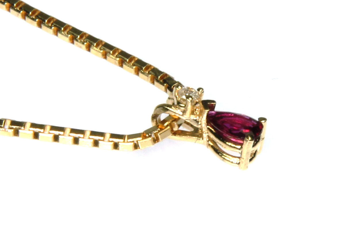 Ruby and Diamond Necklace