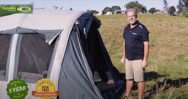 Tanbar Air XL Tent vs. Holden Colorado Ute by Outdoor Connection