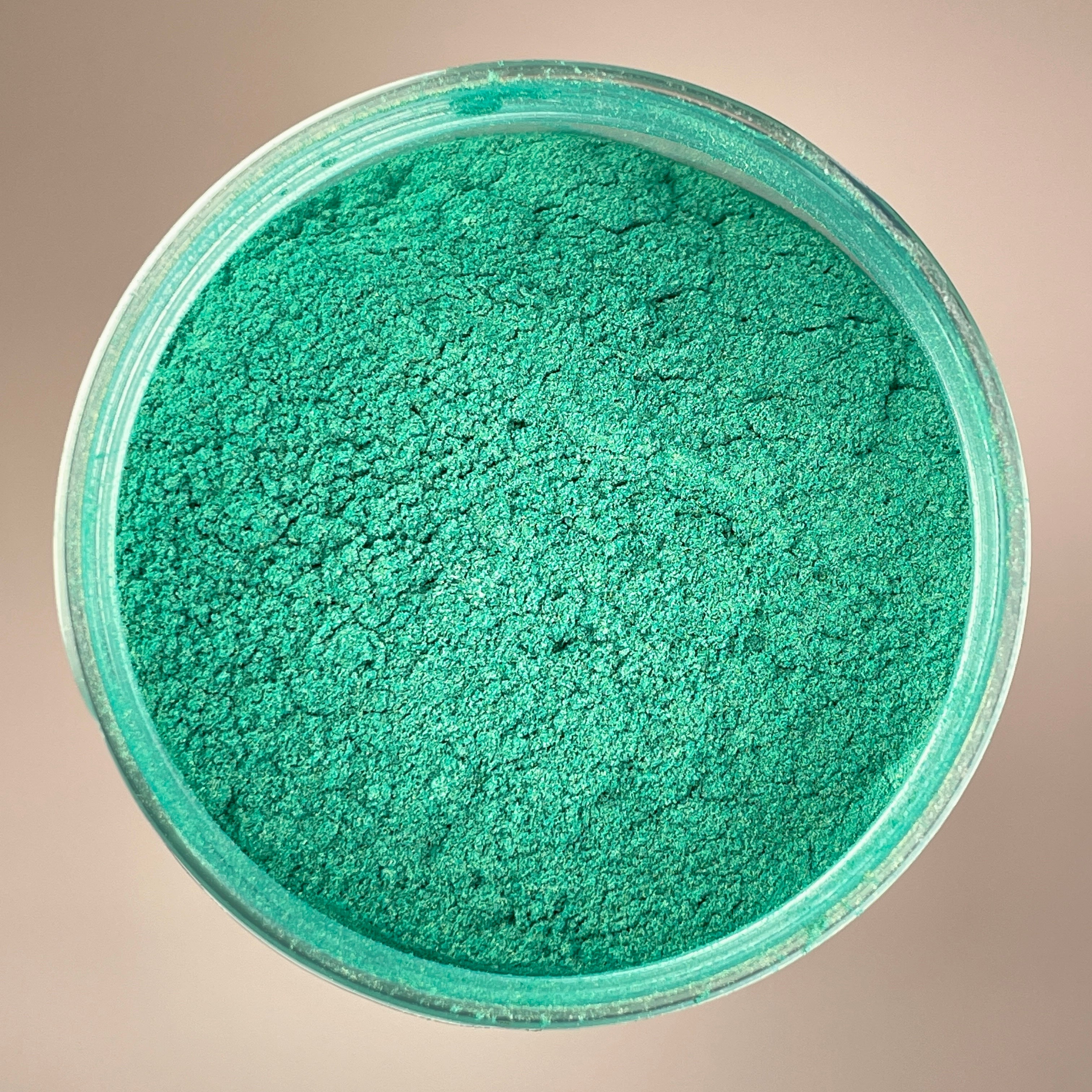  Gold Green Mica Powder - Beaver Dust Pigments 