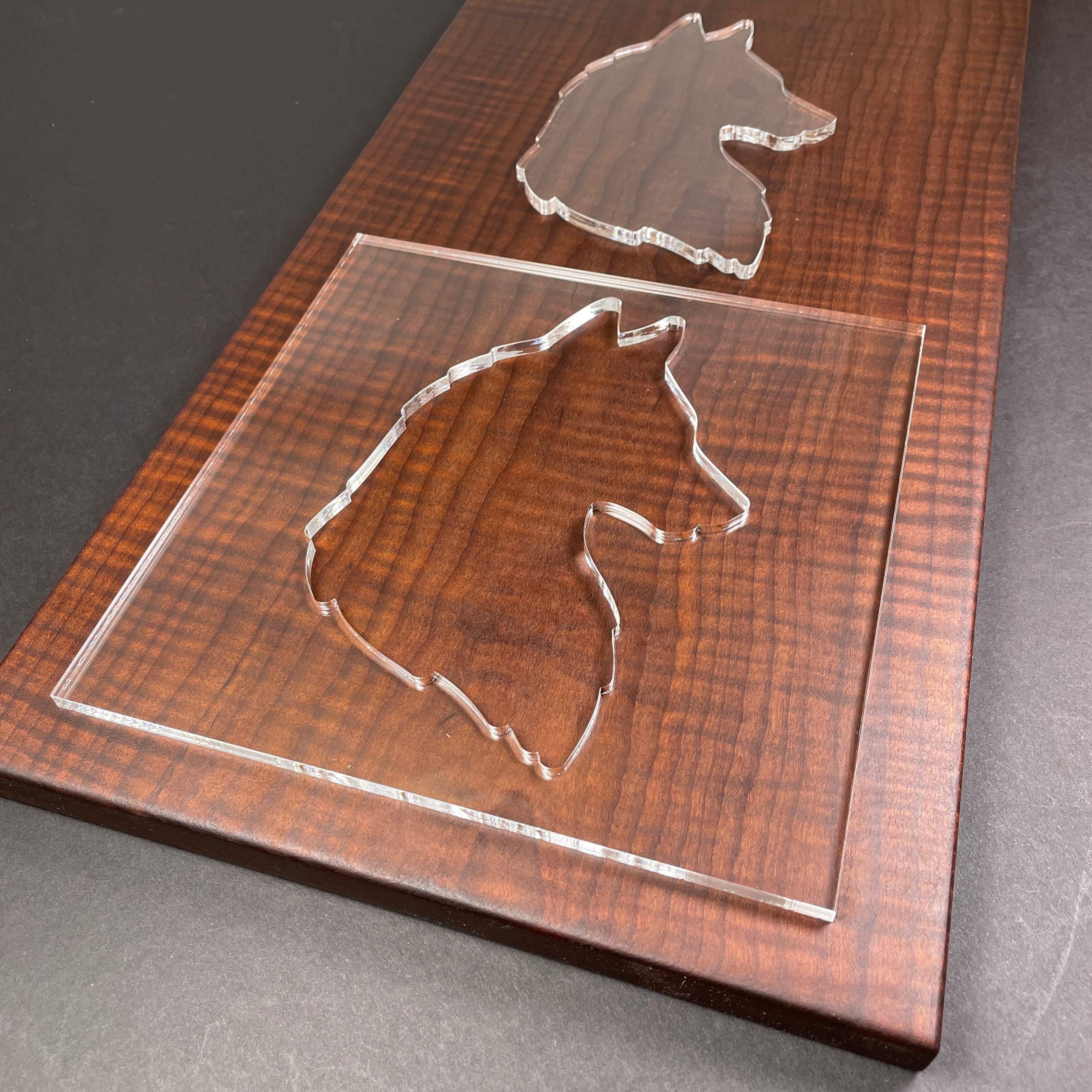  Wolf Portrait Router Template (Clear Acrylic) 