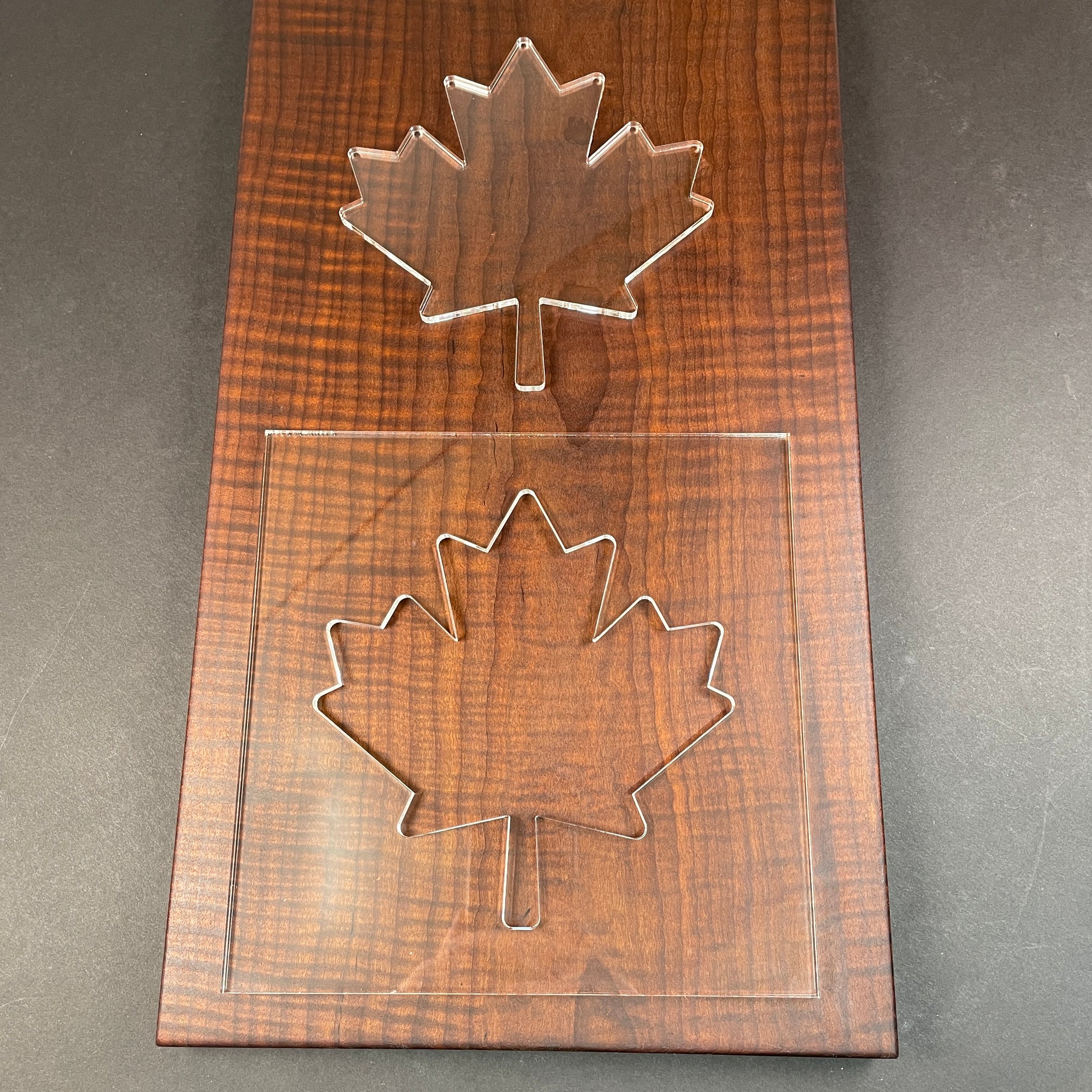 Maple Leaf Router Template (Clear Acrylic) — Jeff Mack Supply