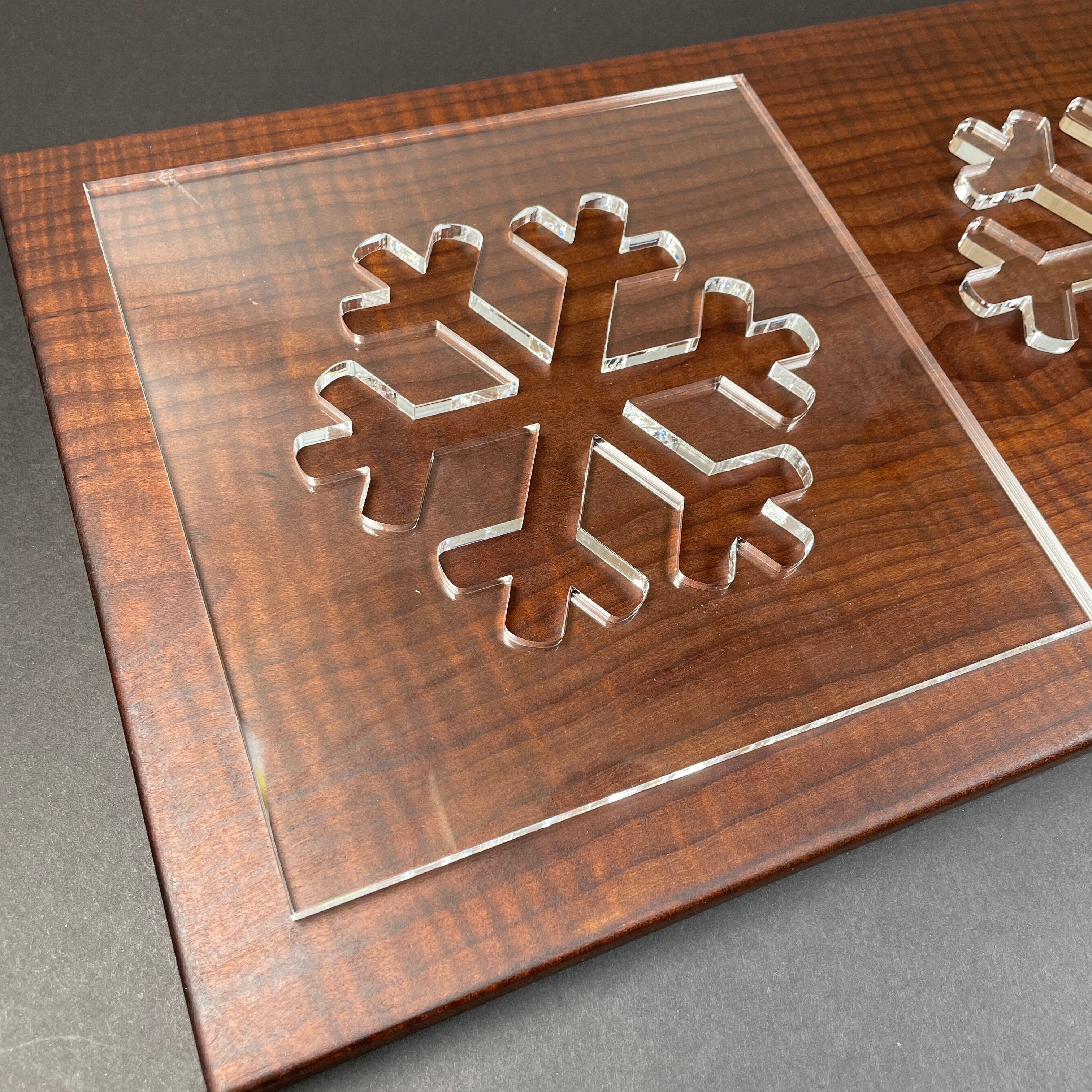  Snowflake #1 Router Template (Clear Acrylic) 