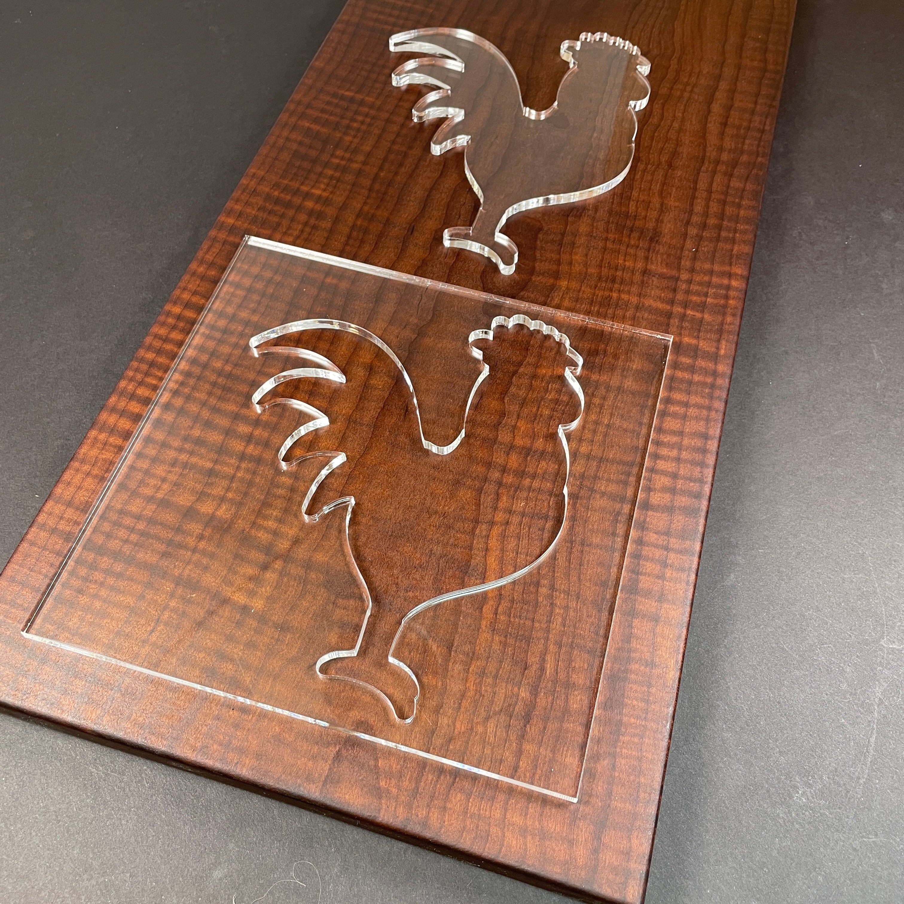  Rooster Router Template (Clear Acrylic) 