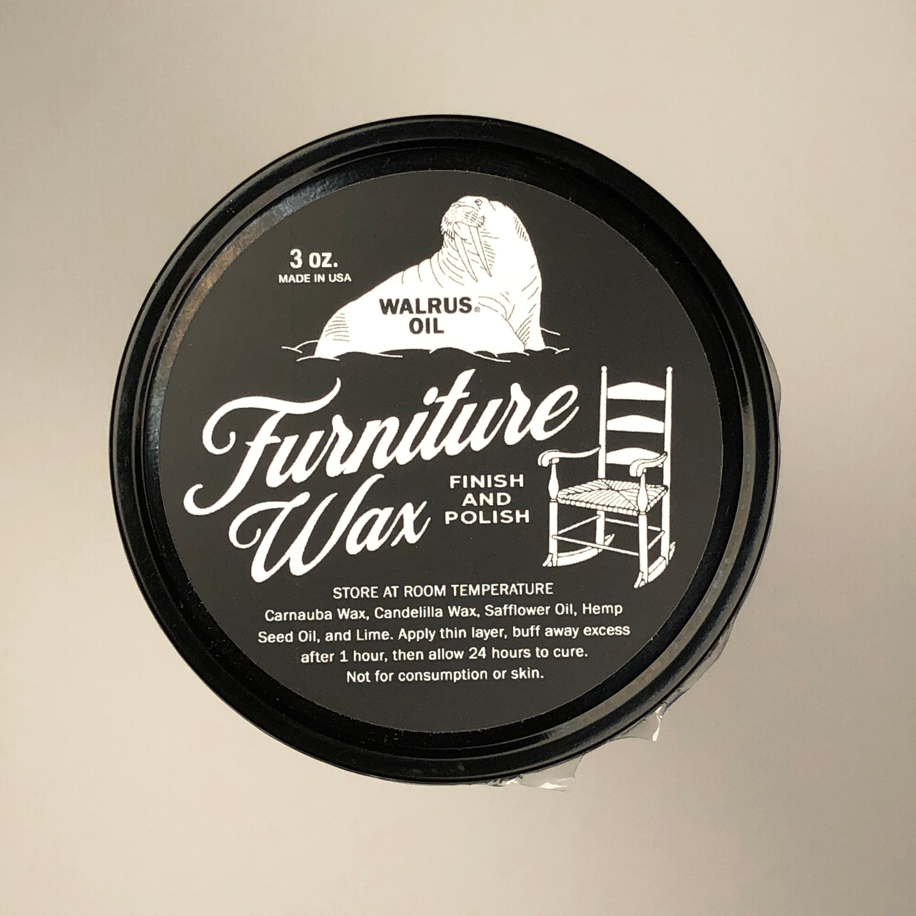  Furniture Wax - 3oz Can 