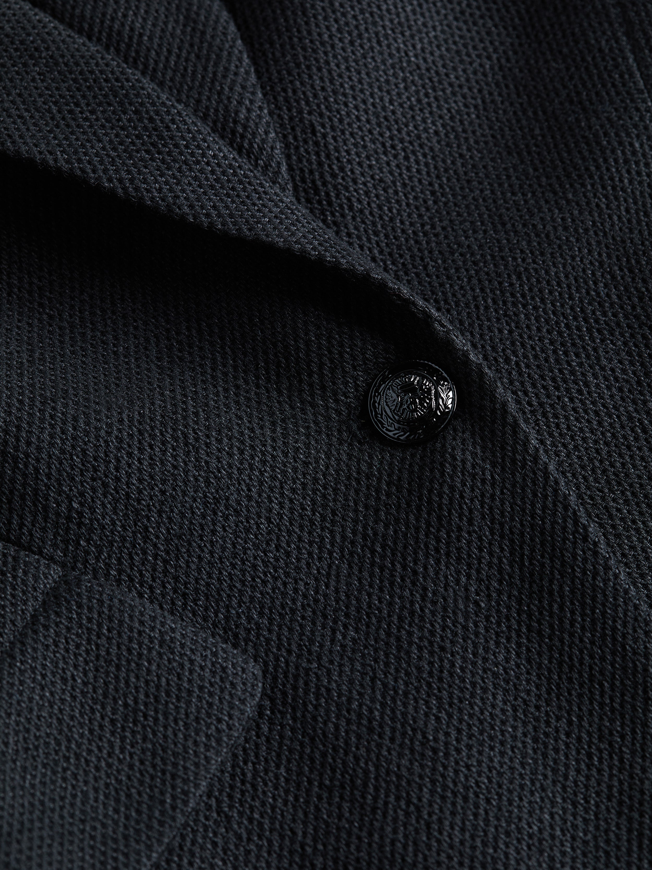Shop L Agence Chamberlain Linen-blend Blazer In Black