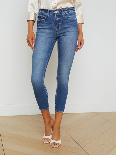 L'AGENCE Monique Ultra High Rise Skinny Jean in Omaha