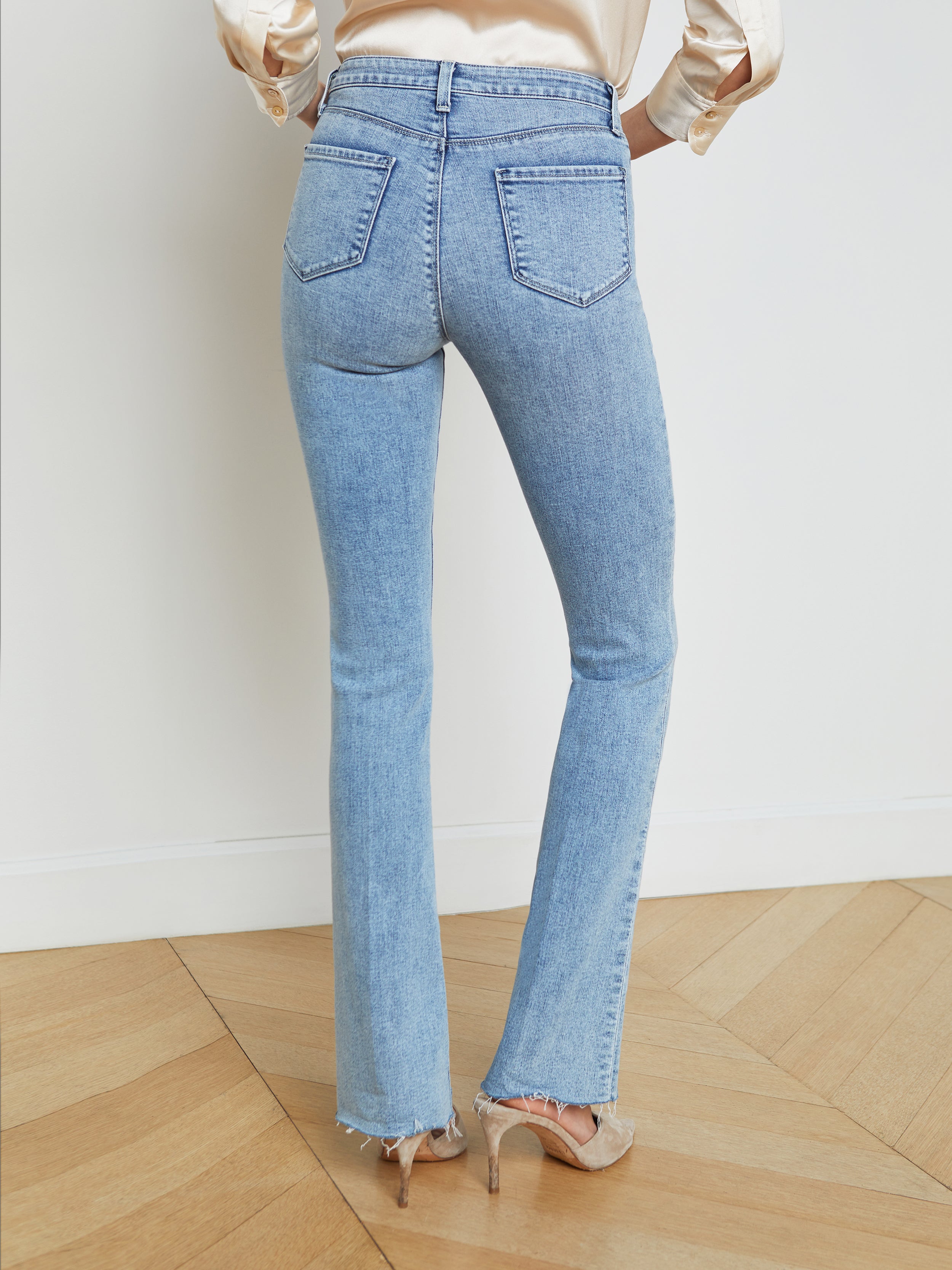 Shop L Agence Ruth Straight-leg Jean In Loyola