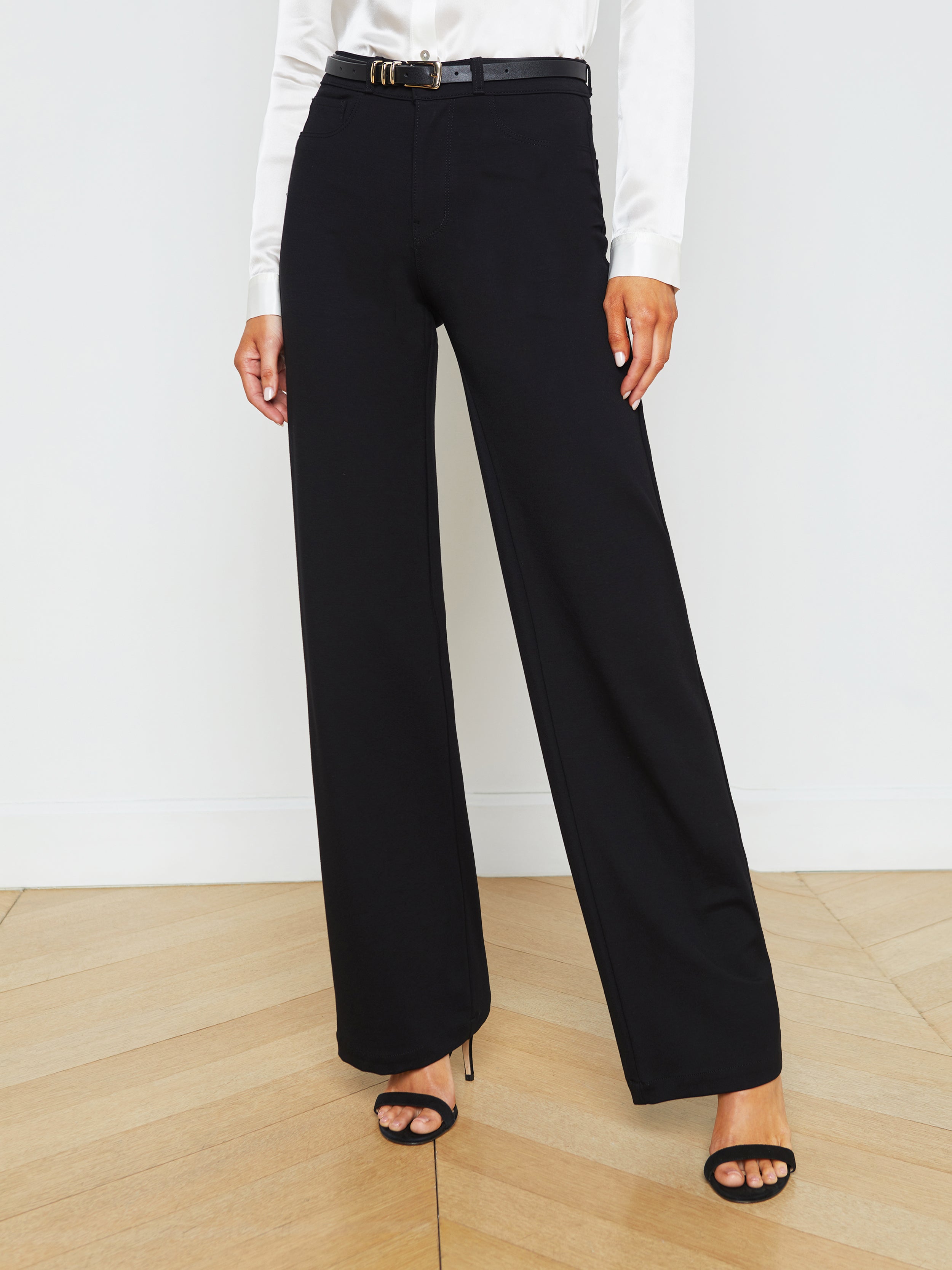 L'AGENCE Honor Pant in Black