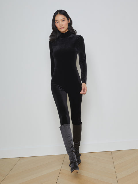 L'AGENCE Trista Bodysuit in Black