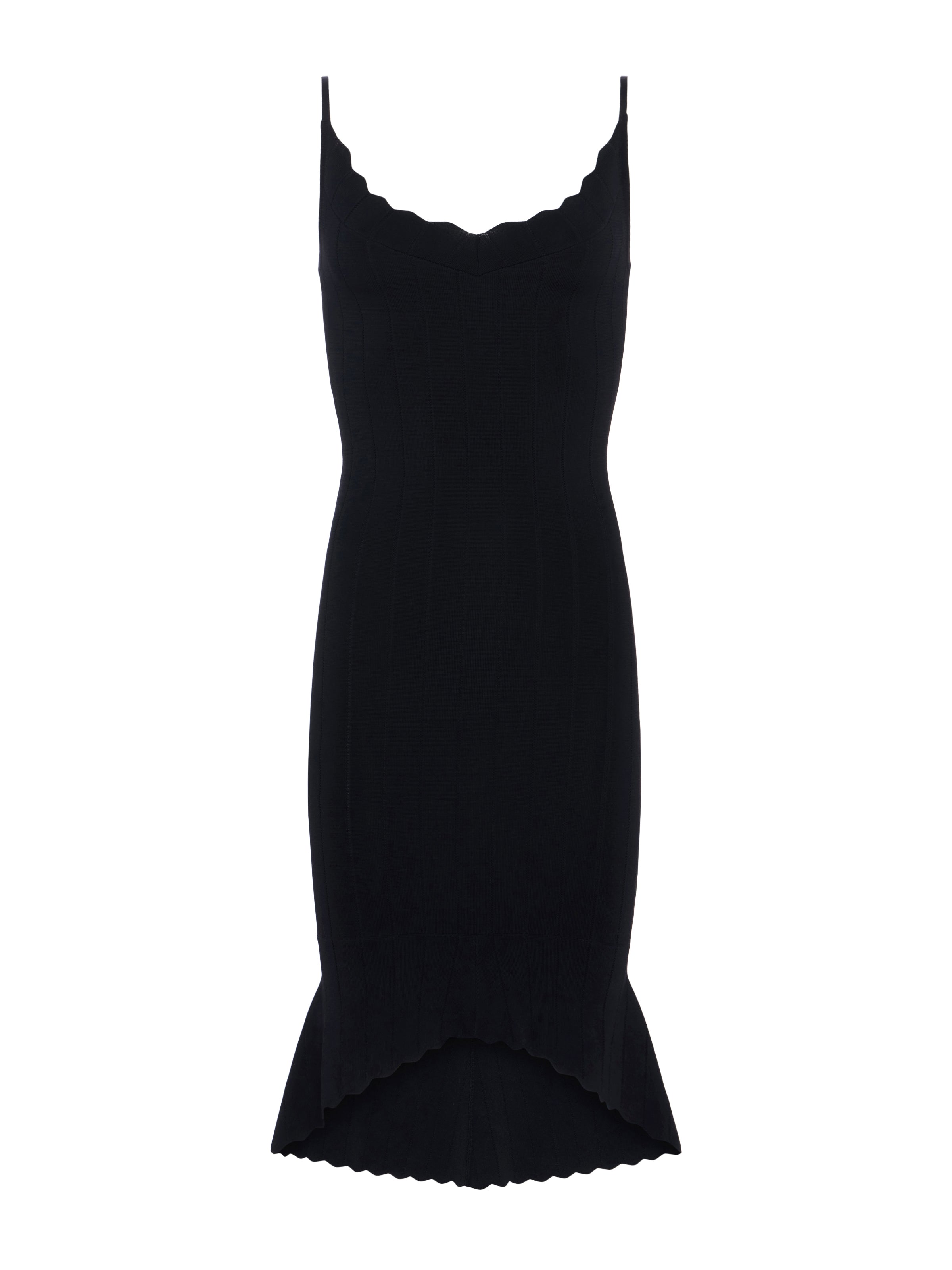 Shop L Agence Asa Knit Dress In Black