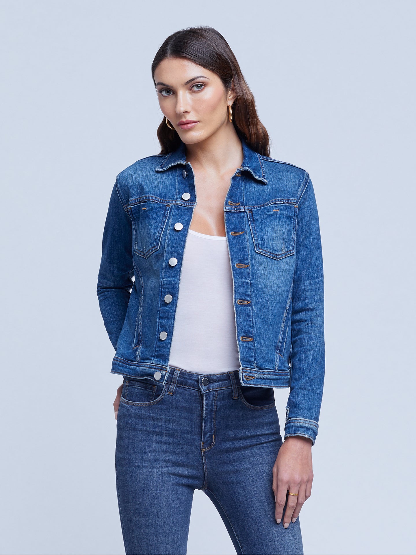 Celine Jacket in Authentique Distressed - L'AGENCE