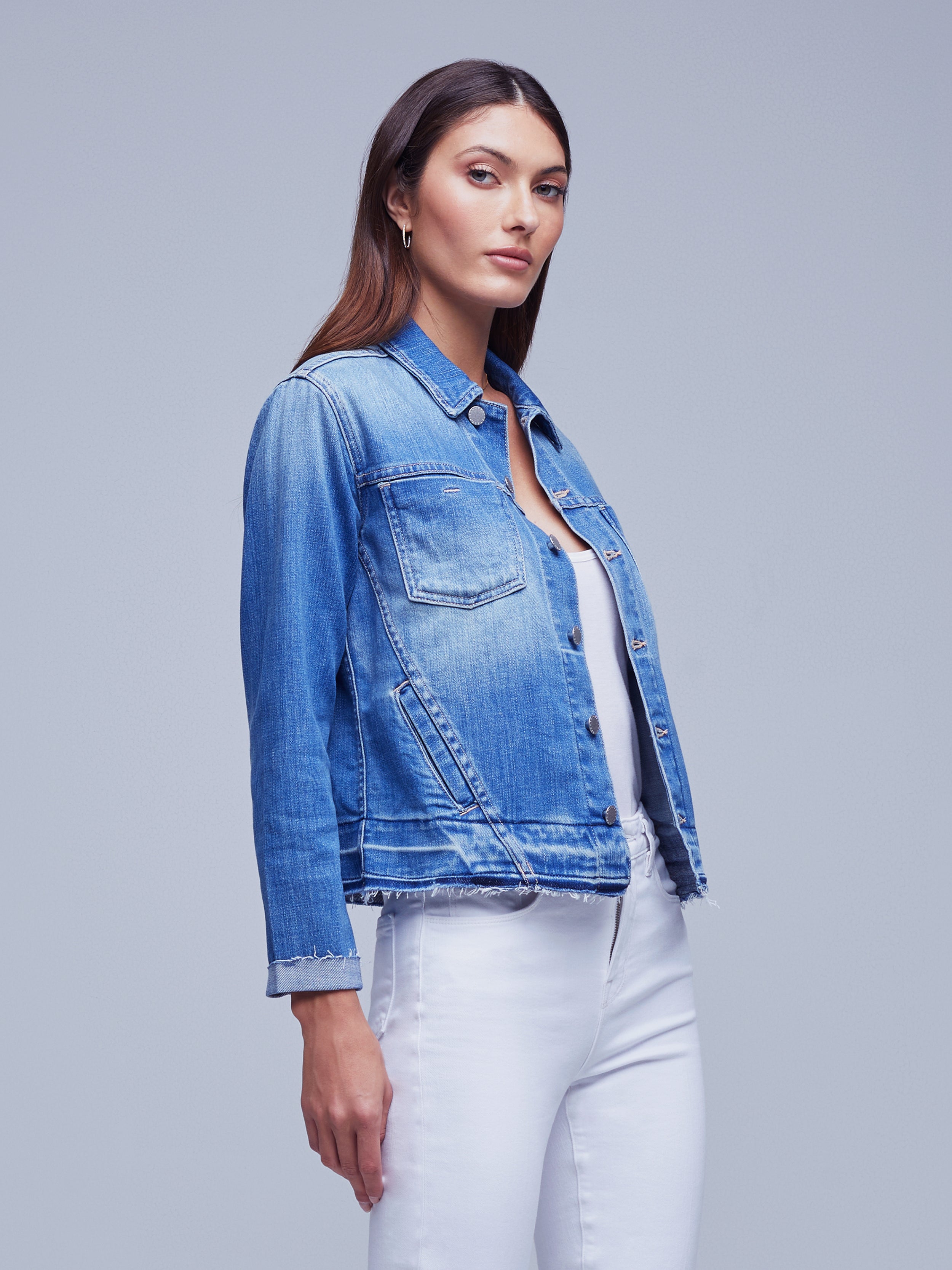 Shop L Agence Tatiana Jacket In Basin