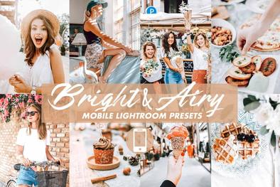 photos edited with bright and airy presets 