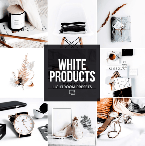 best presets for samll business product images flat lays