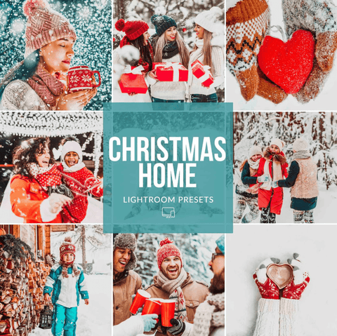 best lightroom presets for christmas winter snow family indoor holiday season