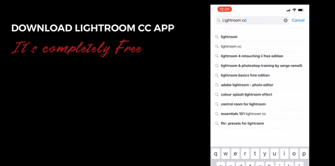 download lightroom app
